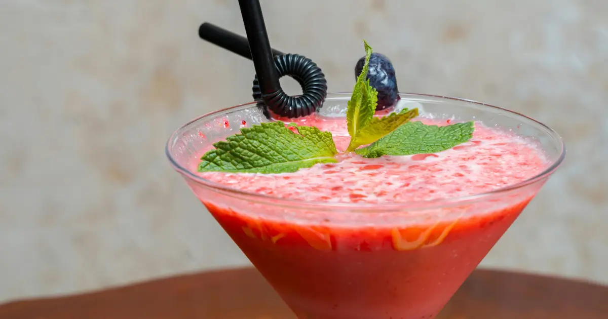strawberry blueberry smoothie